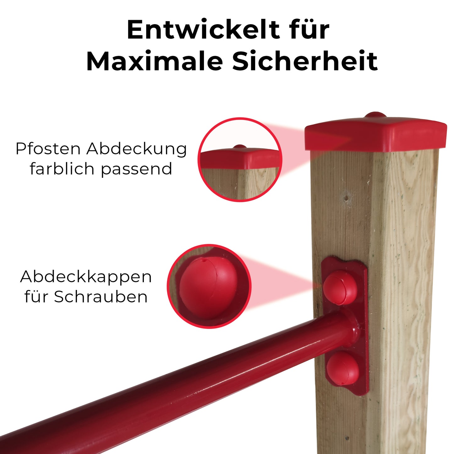 Reckstange Garten Rot