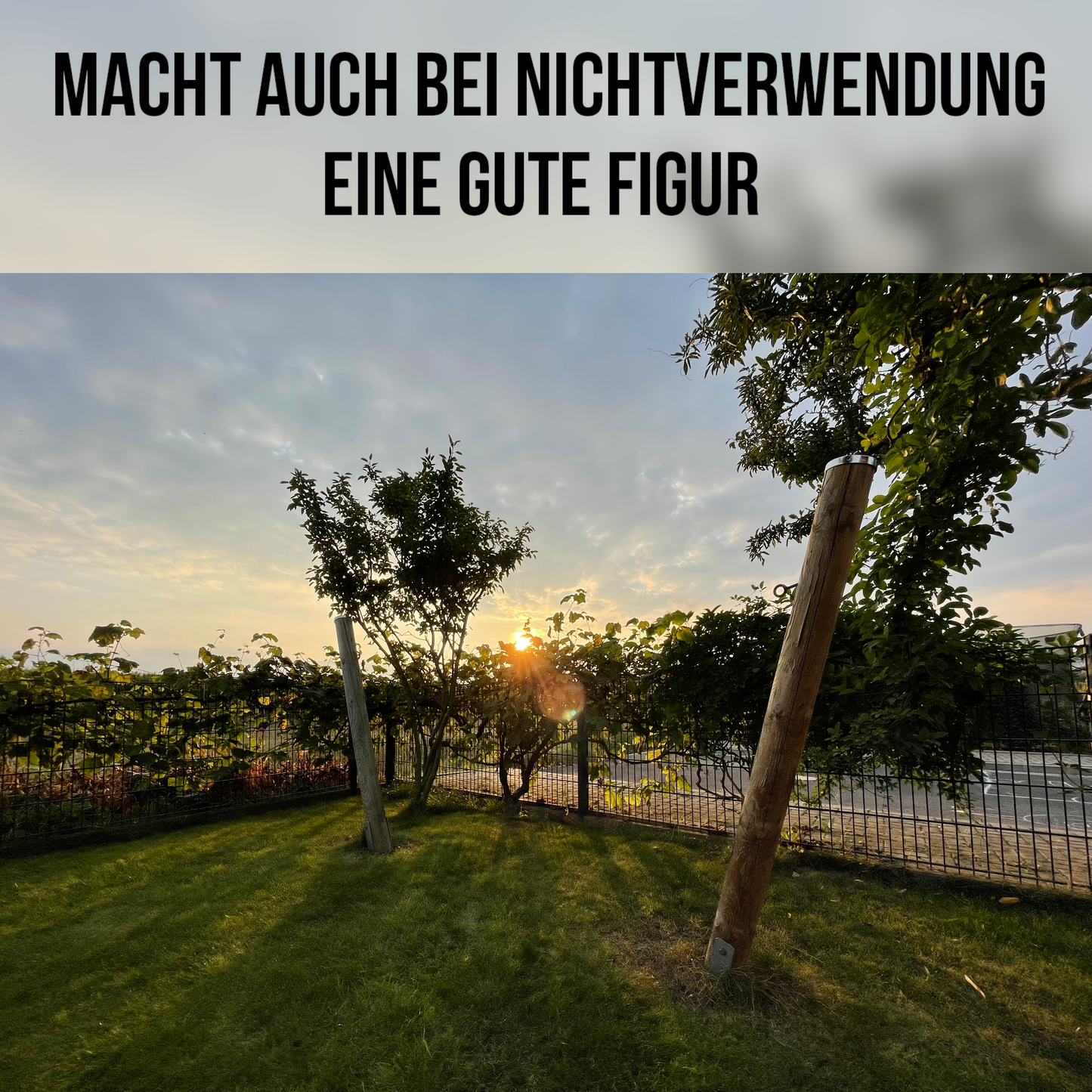 Hängematte mit Holzgestell Garten