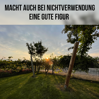 Hängematte mit Holzgestell Garten